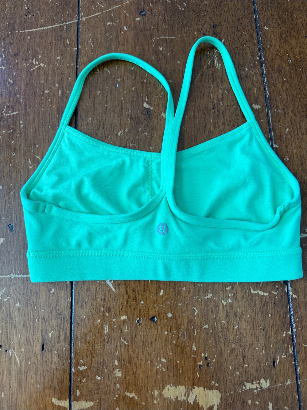 lululemon athletica Flow Y Women's Lime Green Sports Bra - Medium Support